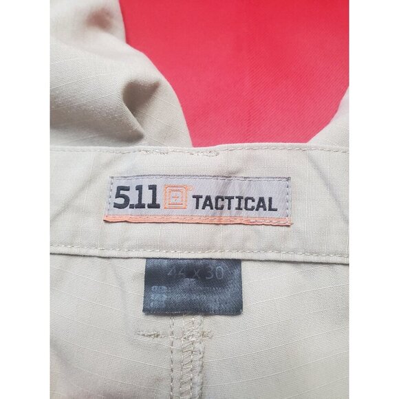 5.11 Tactical Men's Cargo Pants Beige Rip Stop Material Size 40x29 Survival - Picture 5 of 9